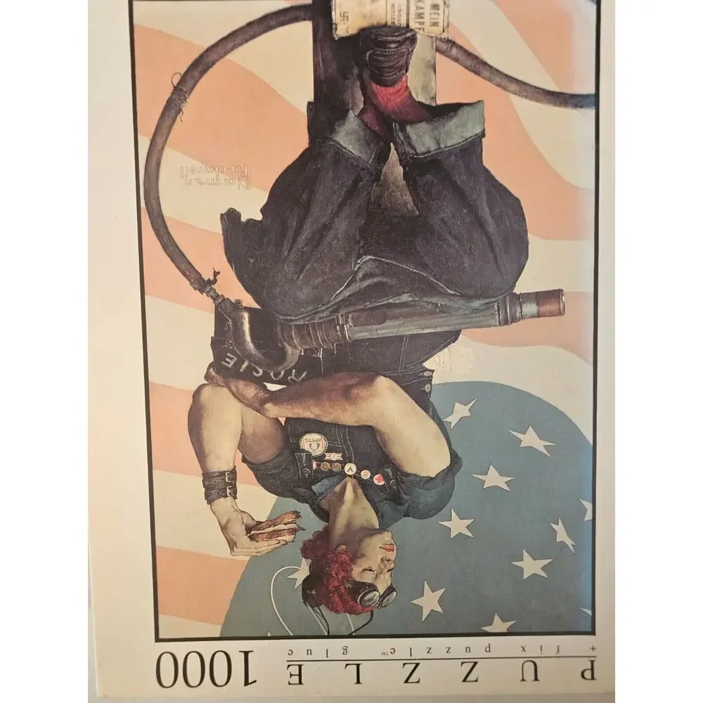 Fink & Co Puzzle 1000pc Rosie the Riveter by Norman Rockwell